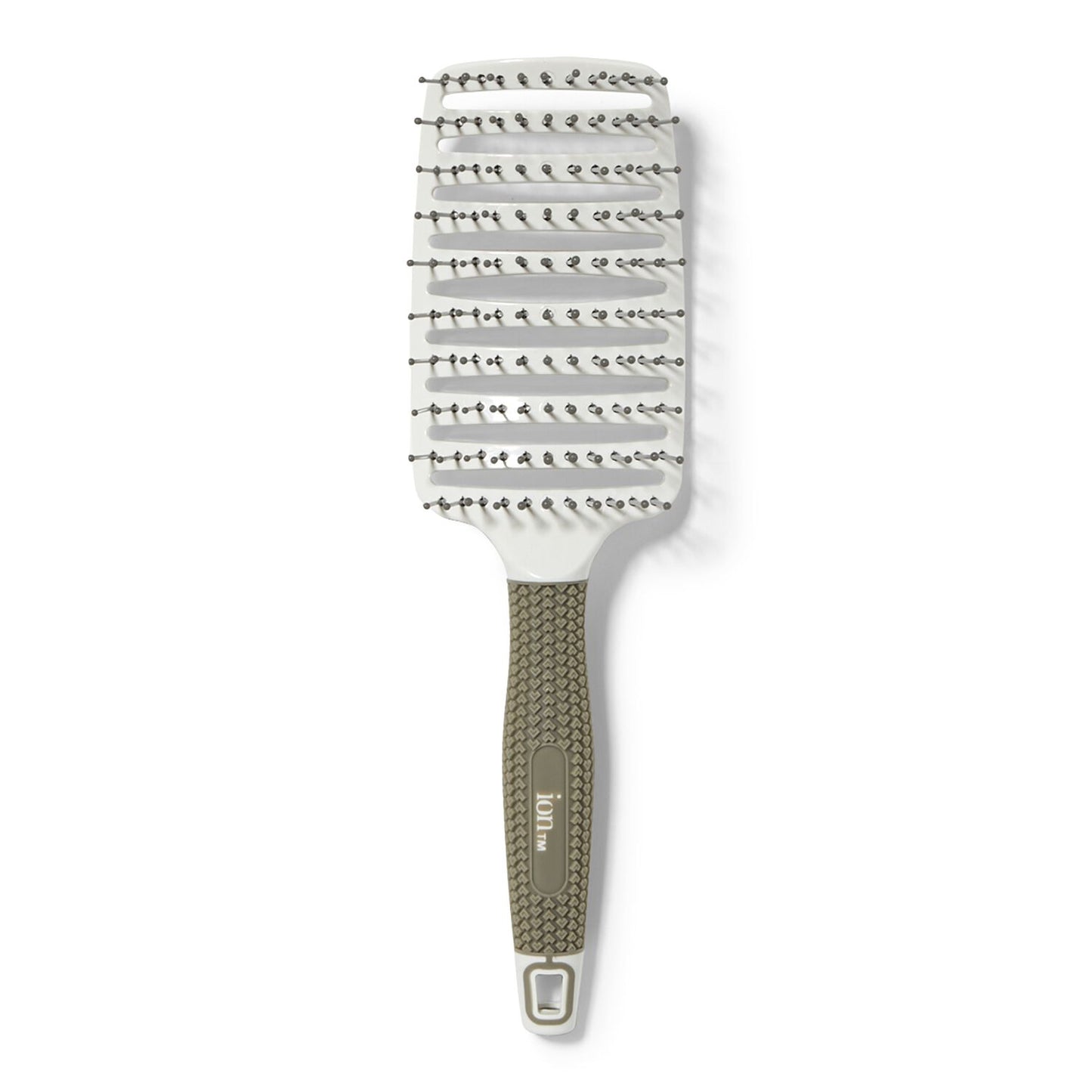 Ion Curved Square Vent Brush for Professional Blowout